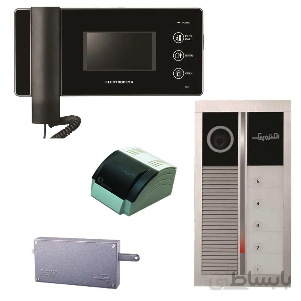 پکیج کامل آیفون تصویری مانیتور 4.3 اینچ مدل 1096 و پنل تصویری رندا الکتروپیک