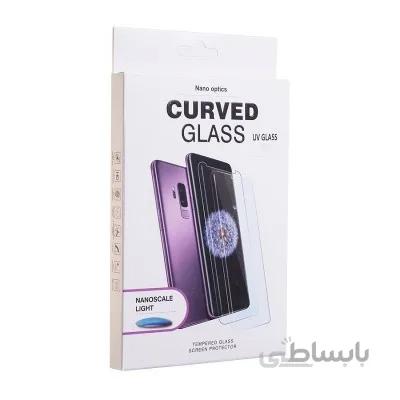 گلس UV تمام صفحه سامسونگ Note 10 به همراه لامپ و چسب