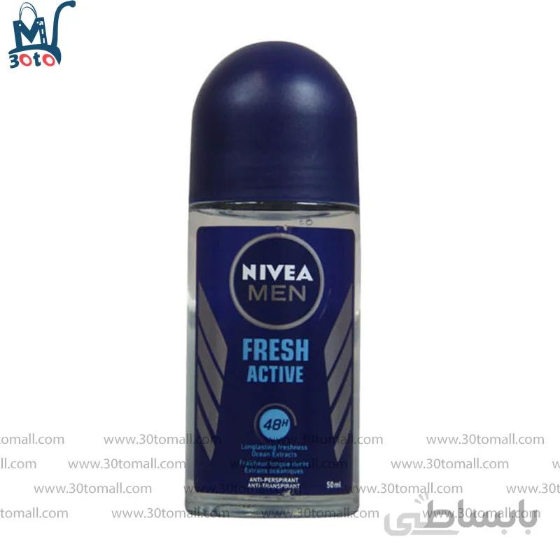 رول ضد تعریق مردانه نیوا مدل fresh active حجم 50 میل