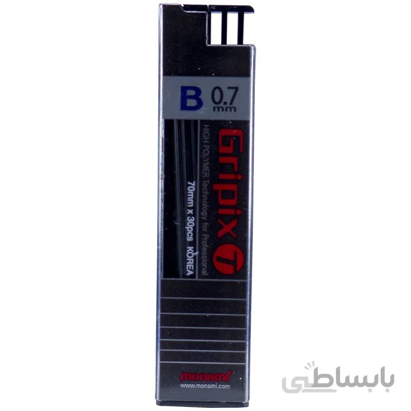 نوک مداد نوکی 0.7 میلی متری مونامی مدل Gripix ا Monami Gripix 0.7mm Mechanical Pencil Lead