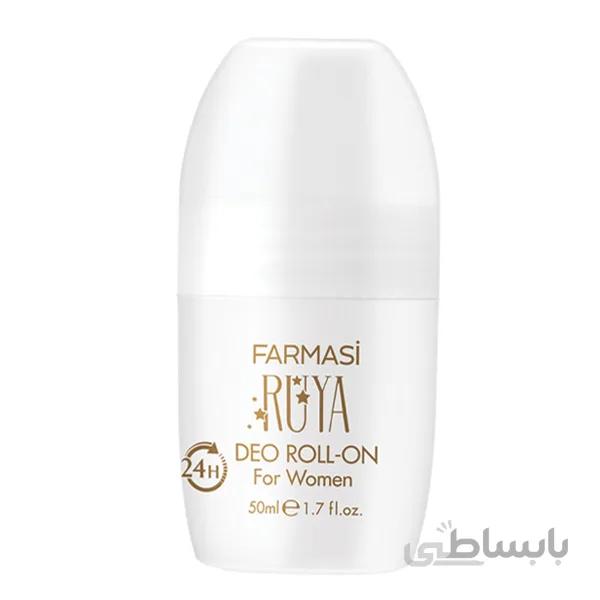 رول دئودورانت زنانه 24 ساعته Ruya فارماسی حجم 50 میل