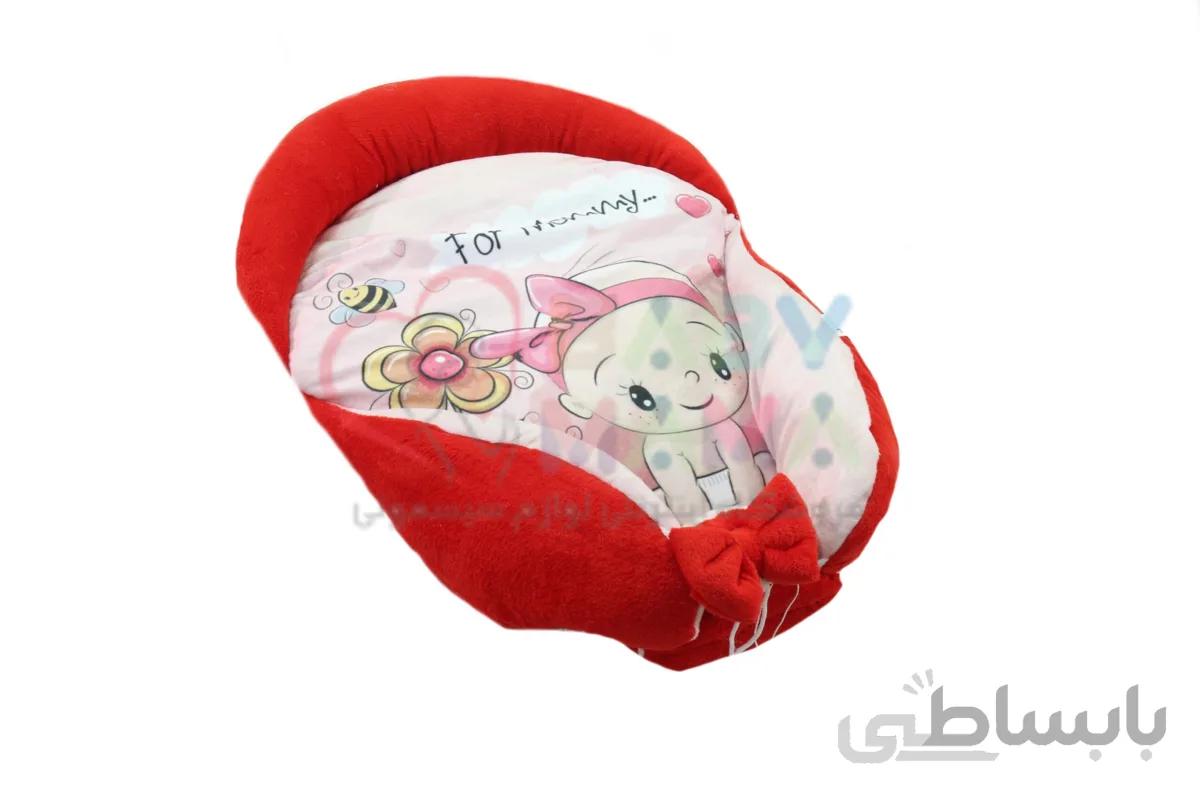 قنداق سوئیسی مخمل TiTi Baby چاپی عروسک