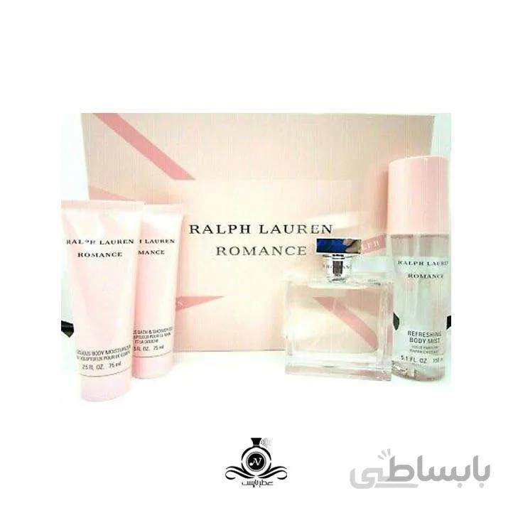 گیفت ست اورجینال 4 تکه عطر زنانه رالف لورن رومنس Ralph Lauren Romance