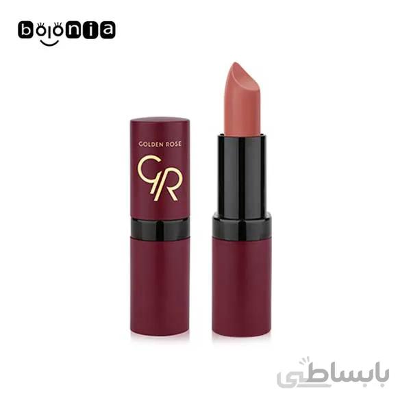 رژ لب جامد گلدن رز مدل Velvet Matte (کد31)