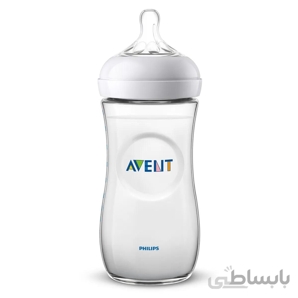 شیشه شیر ۳۳۰ میل نچرال فیلیپس اونت Philips Avent ا 330m Philips Avent milk glass