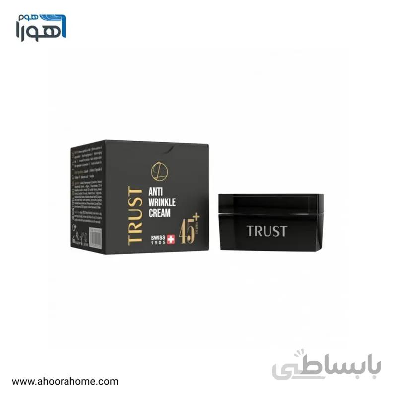 کرم ضدچروک صورت تراست trust مناسب بالای 45 سال