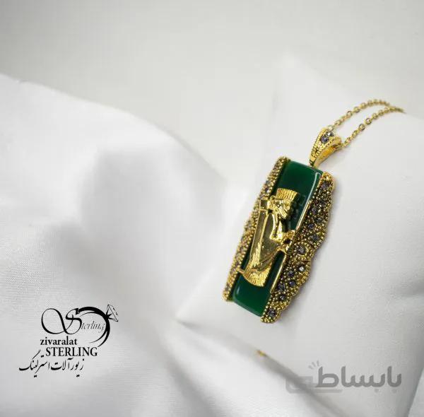 گردنبند استیل طرح هخامنشی