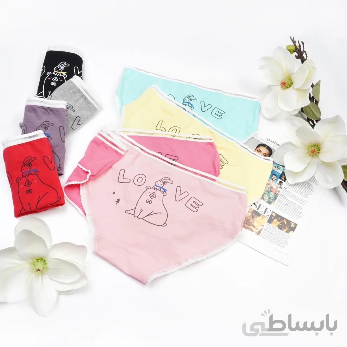 شورت نخی فانتزی کد 456 سایز 36-40 (پک 12 عددی)