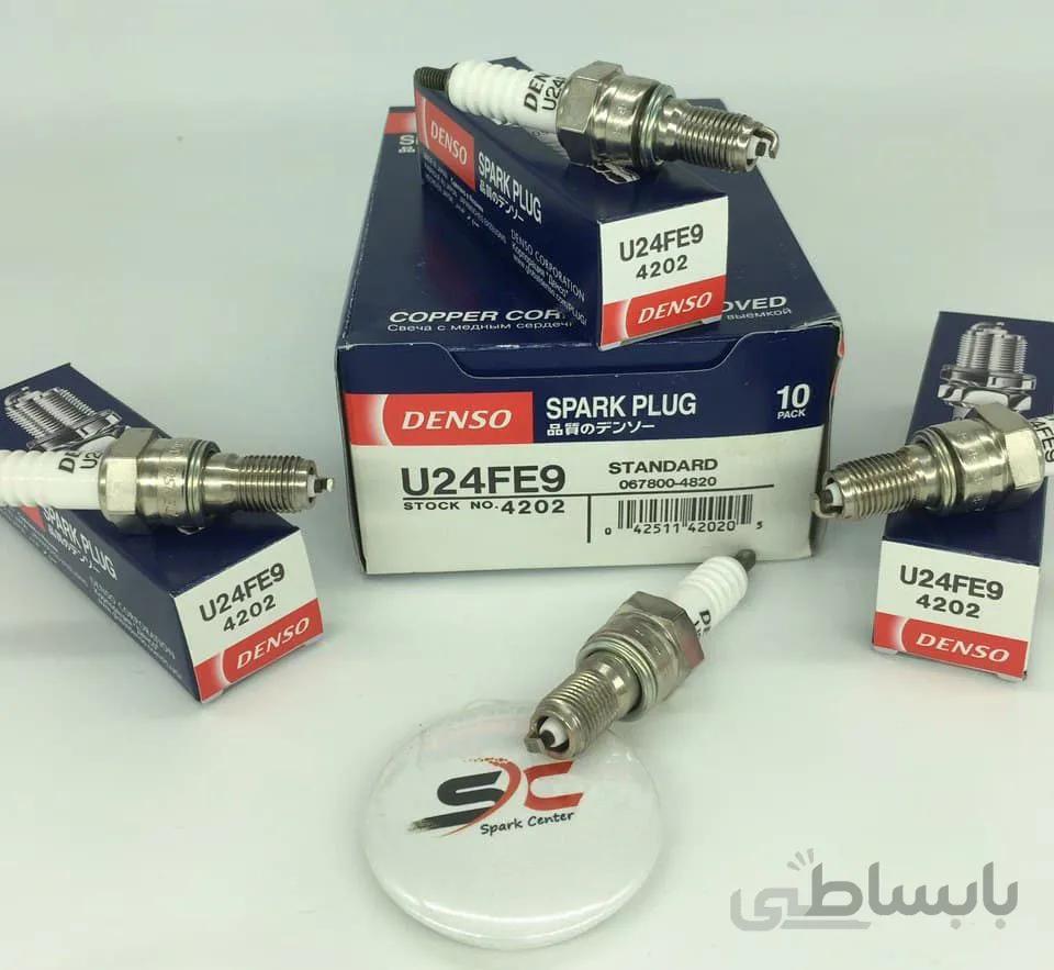 شمع سوزنی موتور سیکلت پالس کونیک دنسو DENSO U24FE9