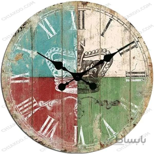 ساعت پارچه ای چاپی طرح آنتیک کد 5011L60