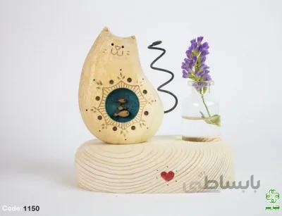 گلدان رو میزی گربه ماهی بدل | 1150