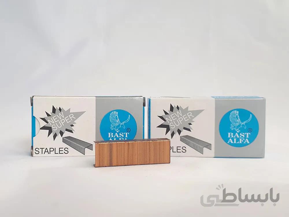 سوزن منگنه بست آلفا بسته دو تایی سایز 24/6