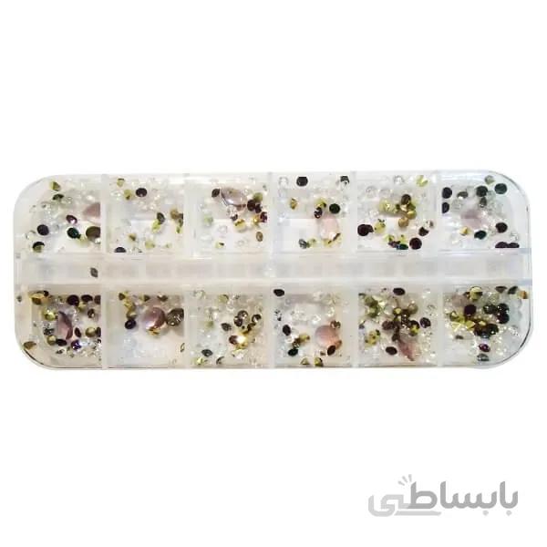 مجموعه نگین ناخن مدل 4