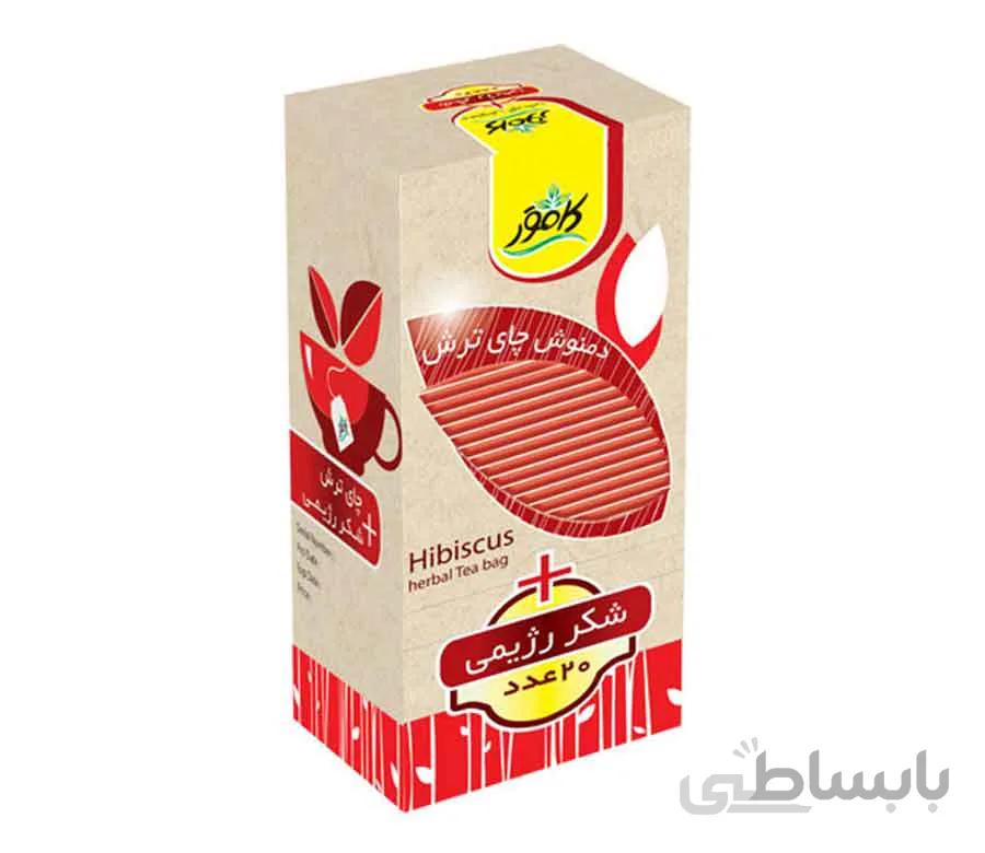دمنوش چای ترش کامور