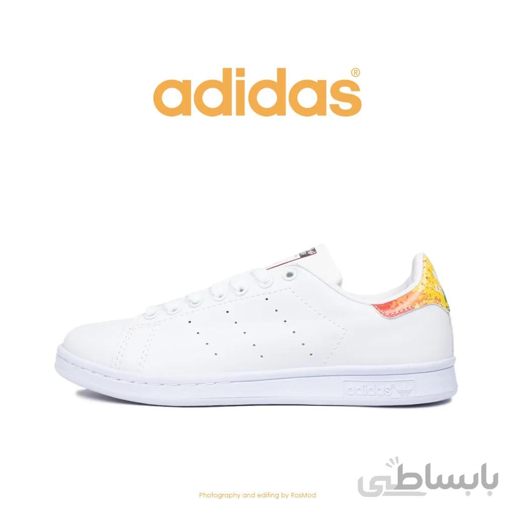 کتانی آدیداس استن اسمیت سفید مولتی کالر – Adidas Stan Smith White Multi
