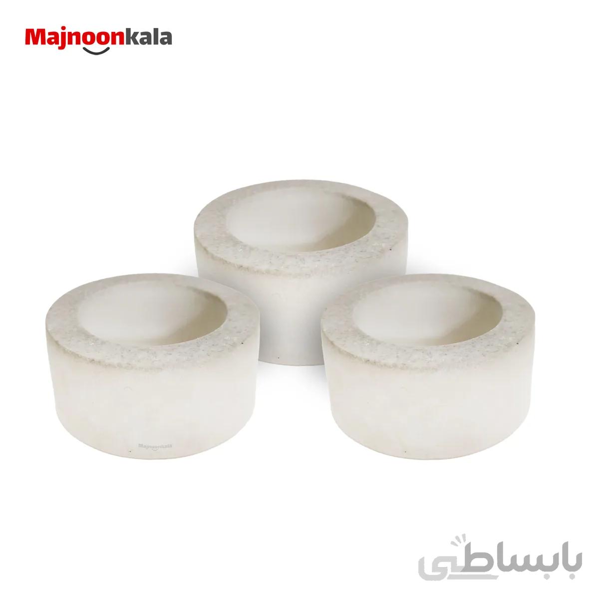 گلدان بتنی تزیینی مجنون کد004 3 عدد