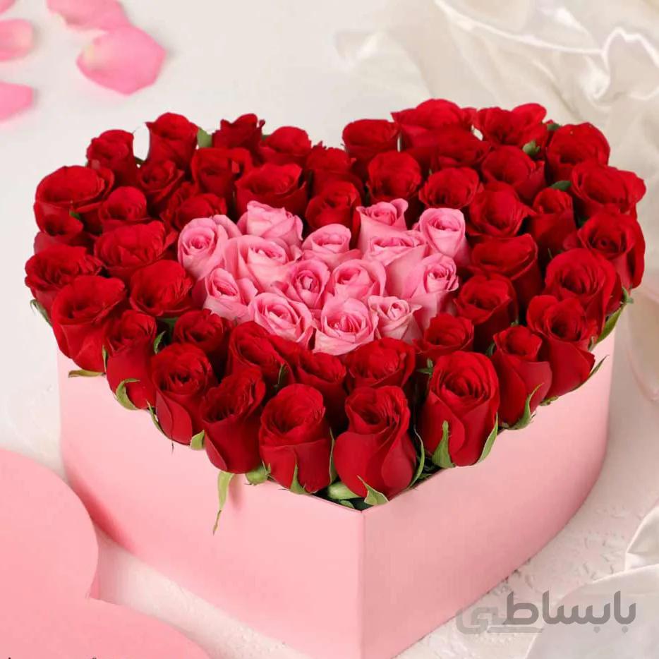 باکس گل قلبی ايلناز شماره ۴۸