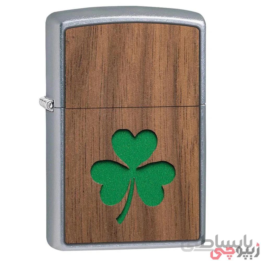 فندک زیپو اصل کد ۴۹۰۵۶ – Zippo Woodchuck Clover