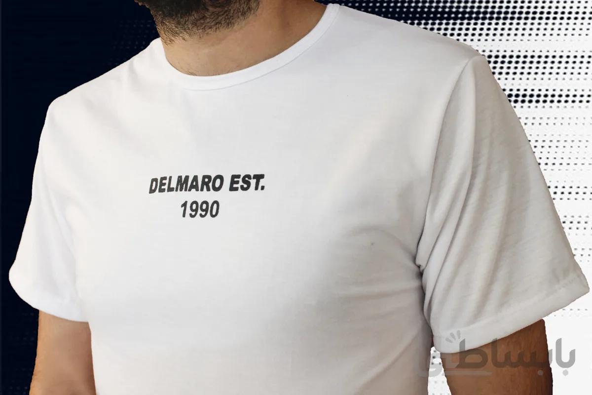 تیشرت مردانه طرح DELMARO