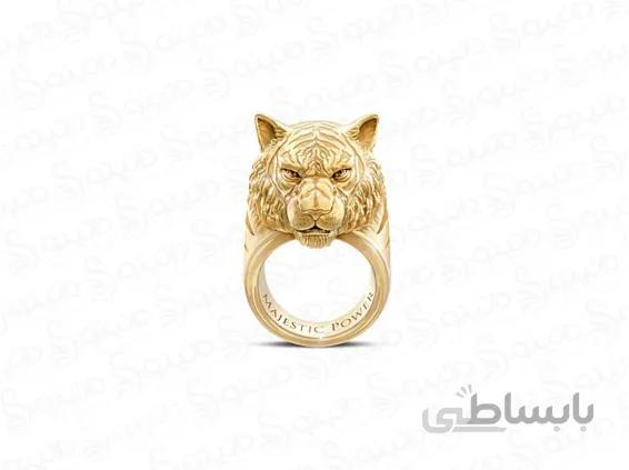 انگشتر طرح ببر قدرت 12480