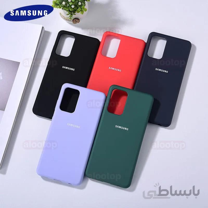 قاب سیلیکونی اورجینال سامسونگ Galaxy A52 / A52s / A52 5G (اصلی مدل پاککنی)