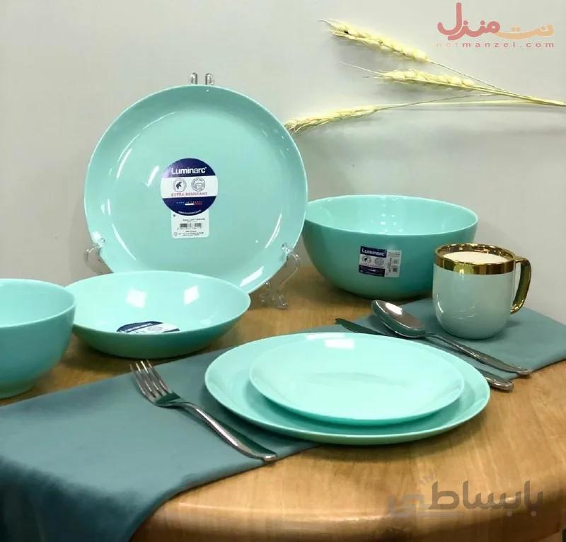 سرویس غذاخوری 26 پارچه آرکوپال لومینارک مدل دیوالی سبز(دیس بیضی)