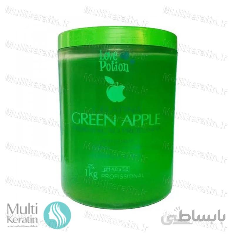 ژلاتین مو لاوپوشن سبز ا Green hair gelatin Love Potion