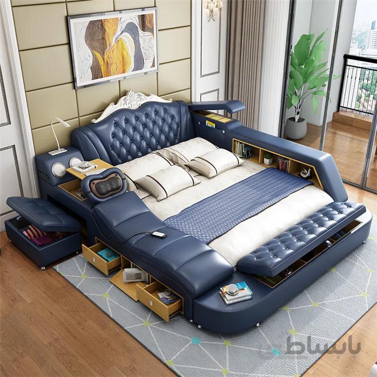 تخت خواب هوشمند و آپشنال نابی تک - مدل الیزابت