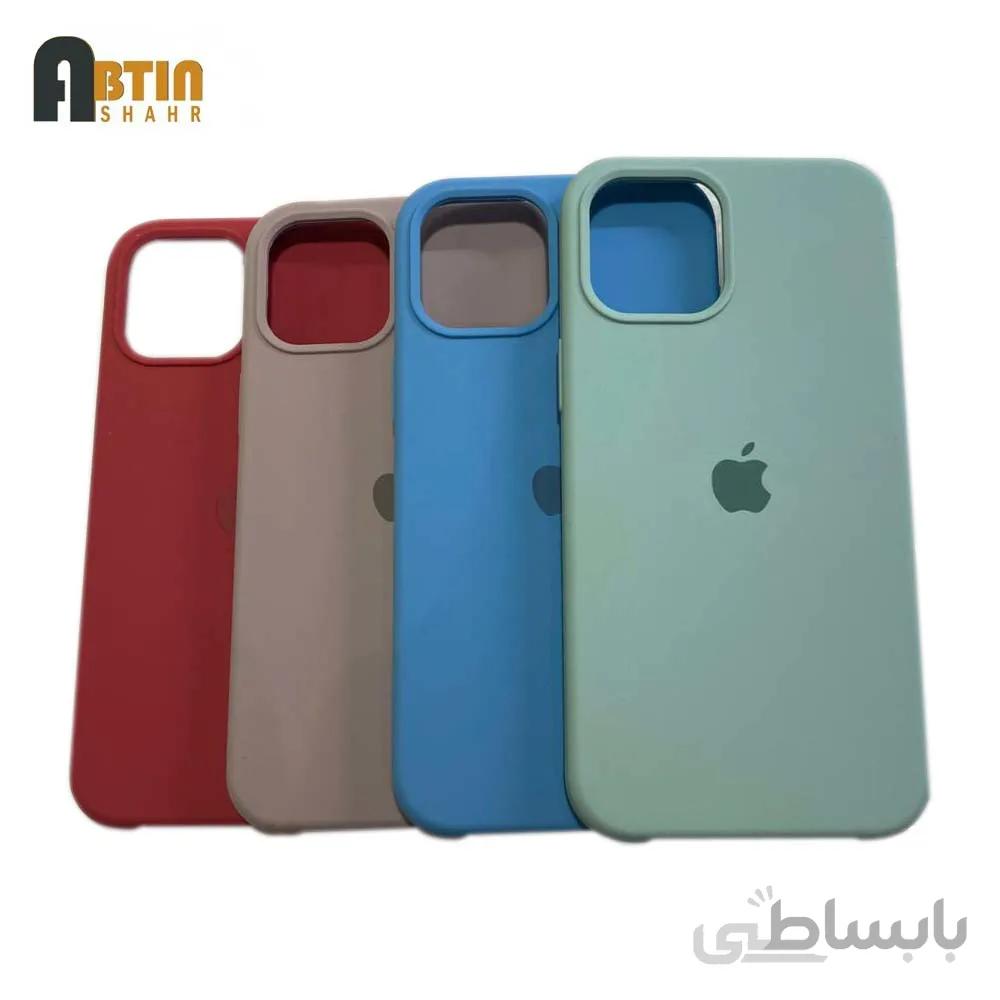 کاور سیلیکونی داخل مخمل آیفون ۱۲pro max