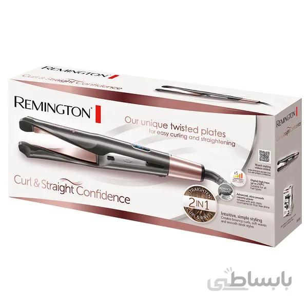اتو موی حالت دهنده مو رمینگتون مدل S6606 | صاف کننده و فر کننده مو ا Remington Curl & Straight Confidence 2-in-1 Hair Straightener and Curler - S6606