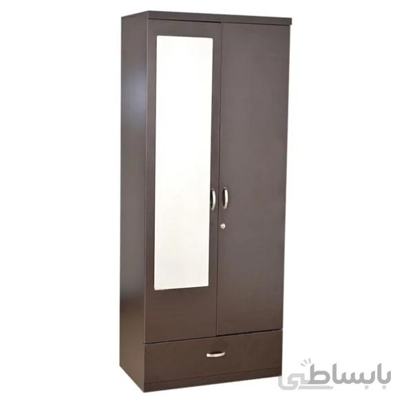 کمد جالباسی آینه دار تک کشو فوبورو مدل k810