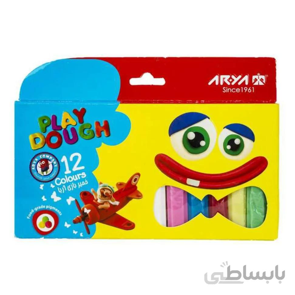 خمیر بازی 12رنگ آریا ا پینکت