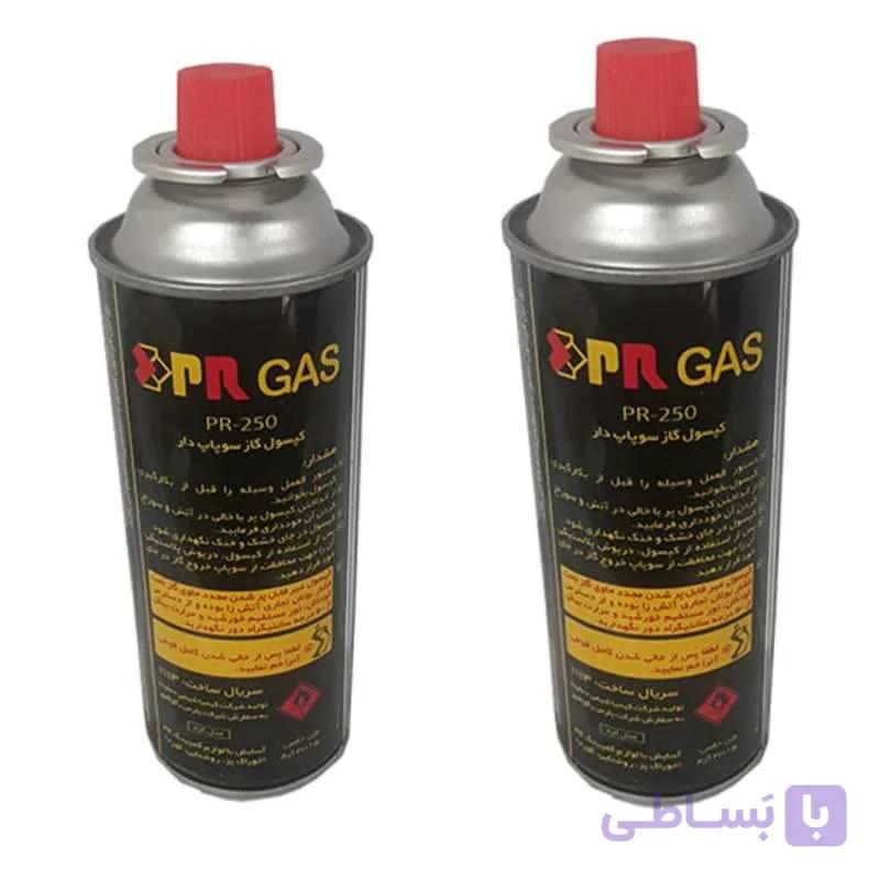 کپسول سوخت 210 گرمی پارس رگولاتور مدل PR-250 بسته 2 عددی — تصویر 1