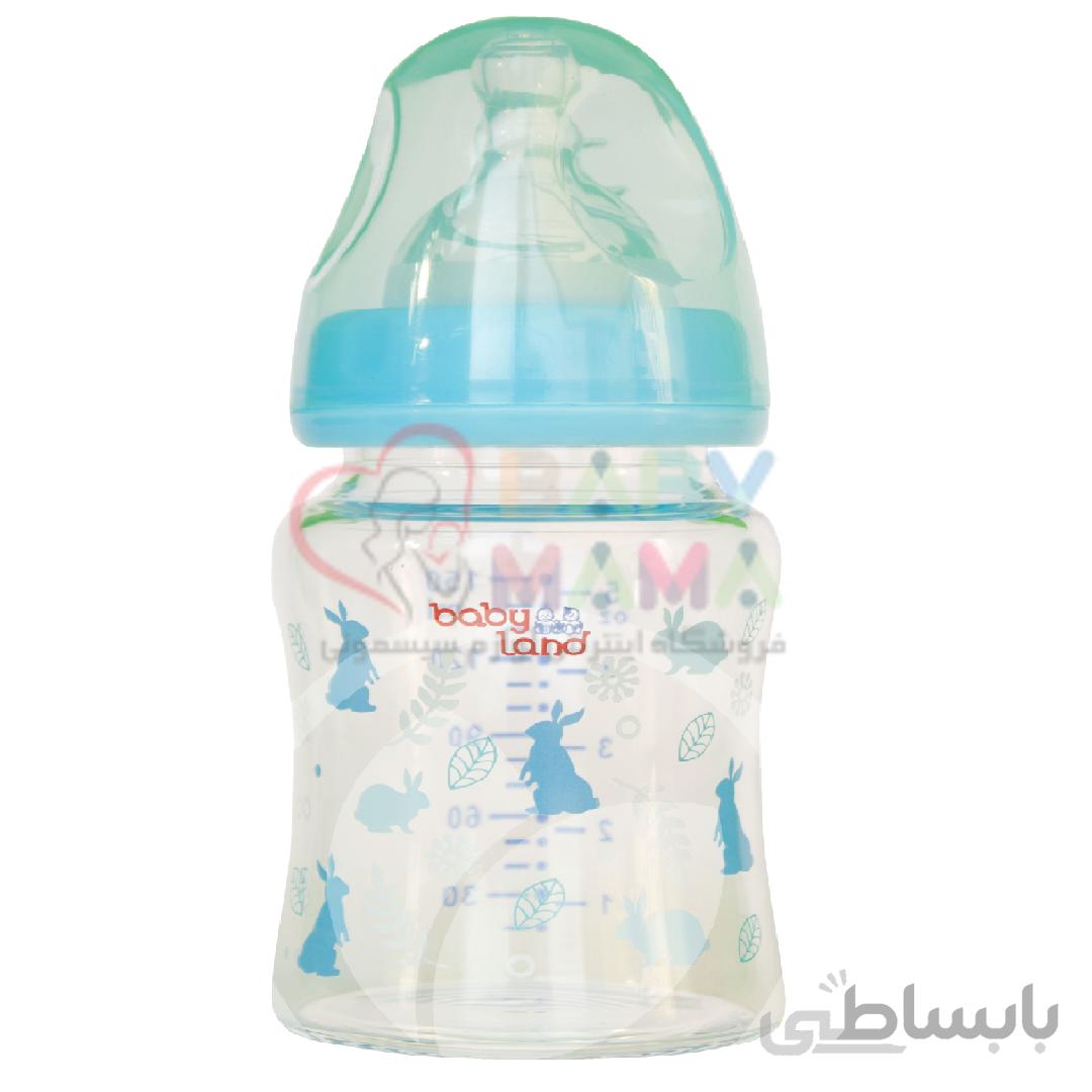 شیر خوری دهانه عریض پیرکس مایکروفر 240 میلی لیتری بیبی لند مدل462