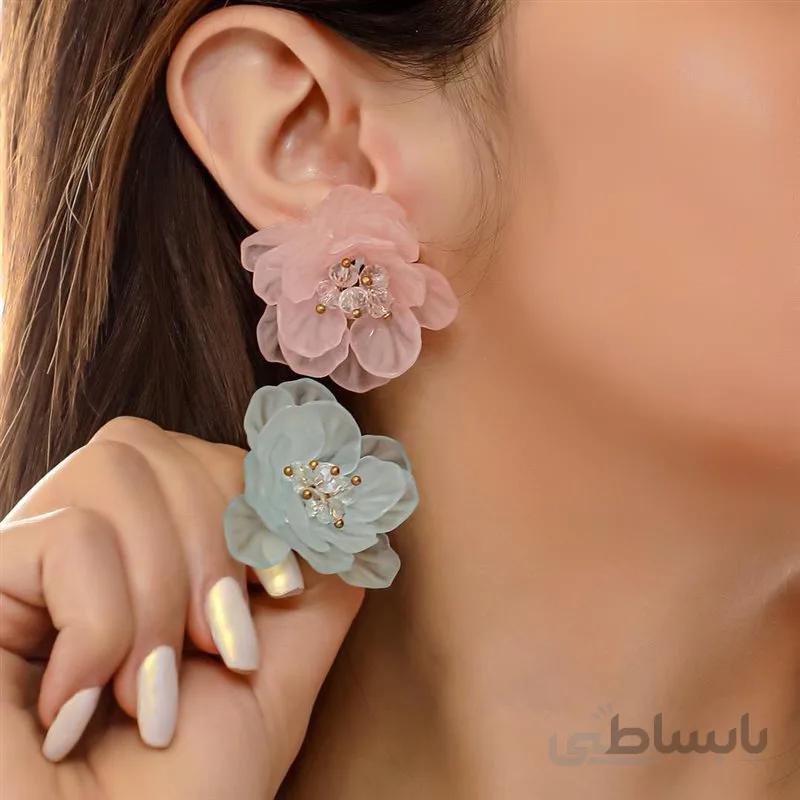 گوشواره گل فانتزی - 02