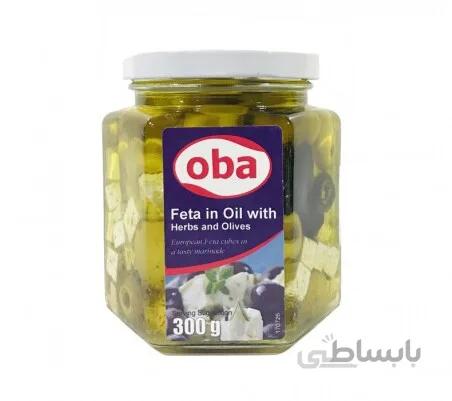 پنیر فتا در روغن زیتون اوبا 300 گرمی المانی