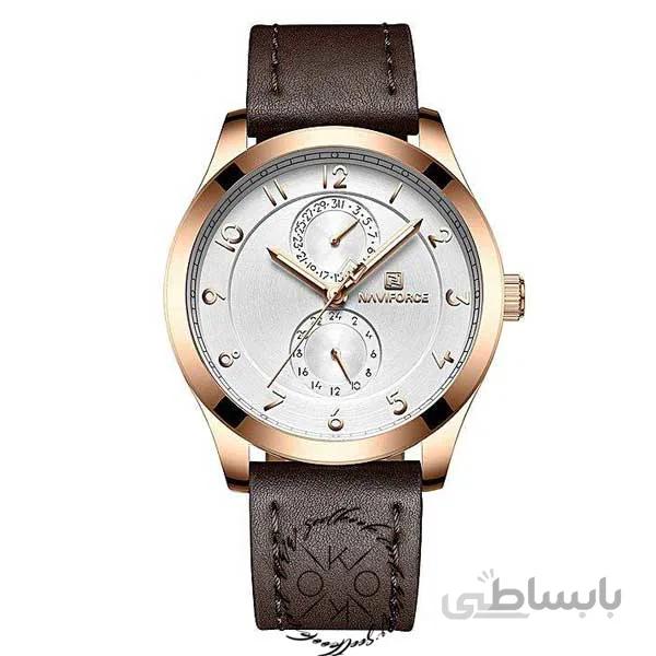 ساعت مچی مردانه نیوی فورس مدل NAVIFORCE NF3004 RG/W/D