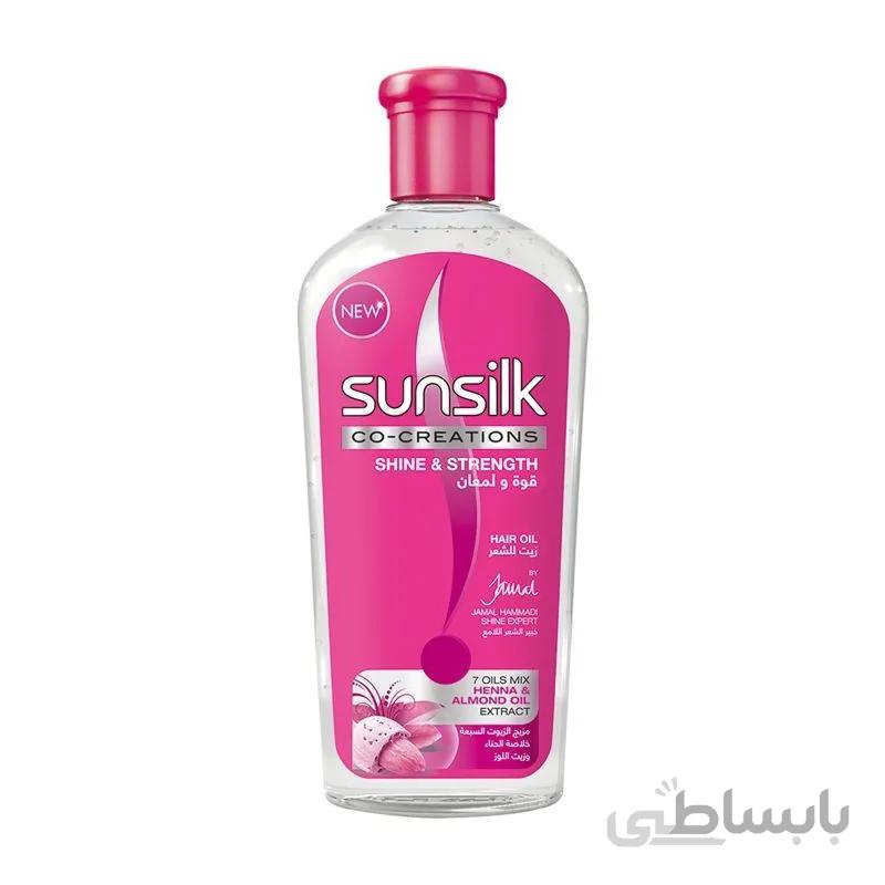 روغن مو براق کننده سان سیلک Sunsilk Hair Oil Shine and Strength