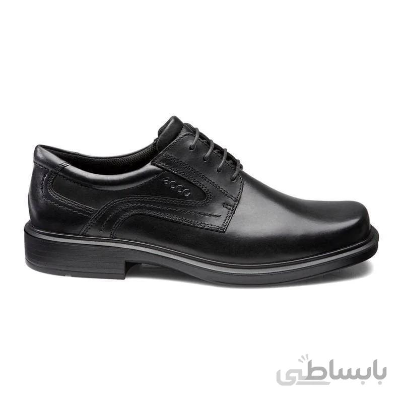 کفش مردانه اکو اصل مدل Helsinki Black Santiago