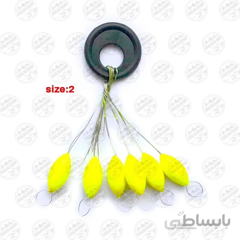استاپر گندمی ماهیگیری سایز 2