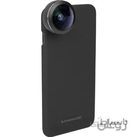 لنز موبایل سندمارک Sandmarc Fisheye Lens with clip & Case For Iphone 7/8/SE2