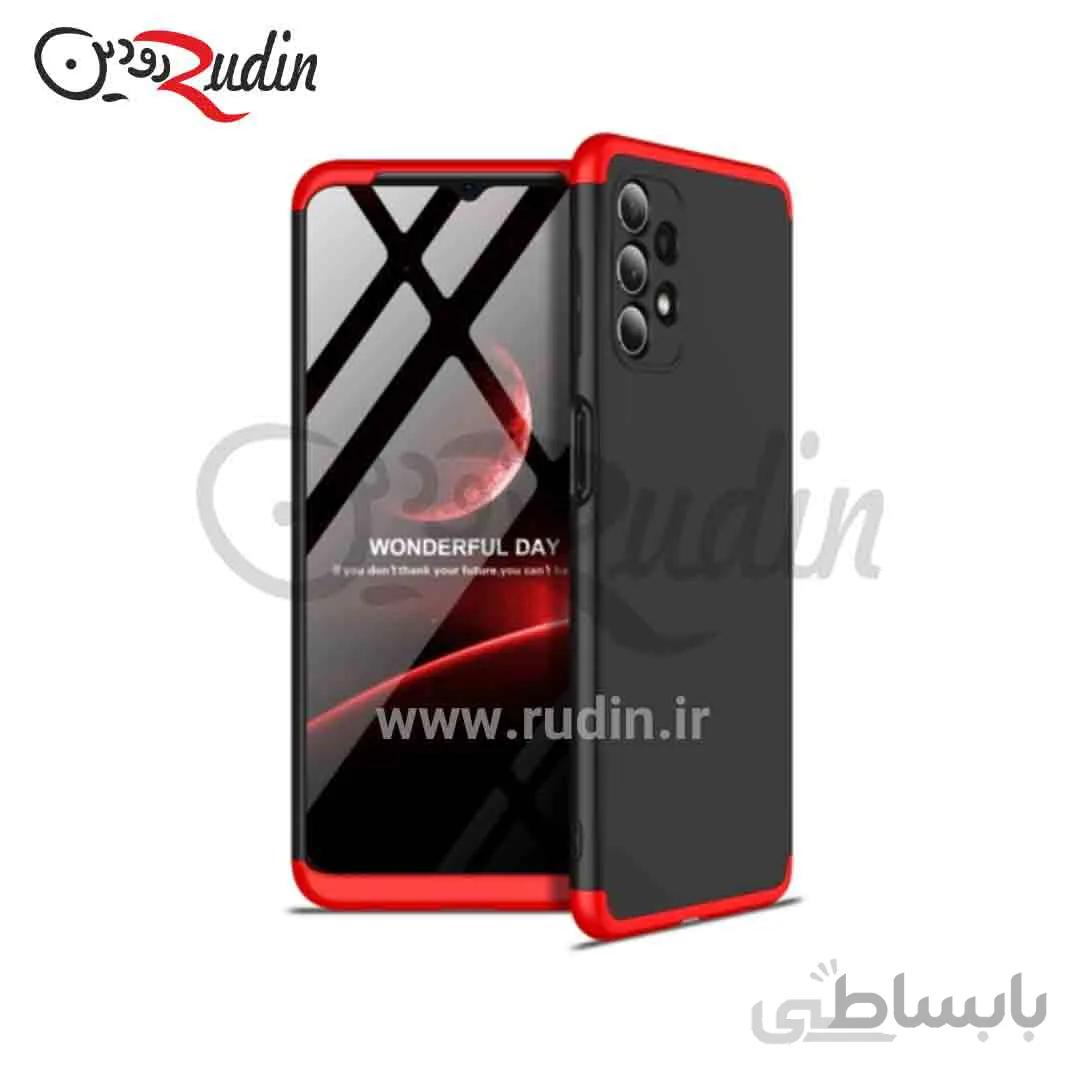 کاور ۳۶۰ درجه مدل GKK مناسب سامسونگ A32 4G مشکی دور قرمز