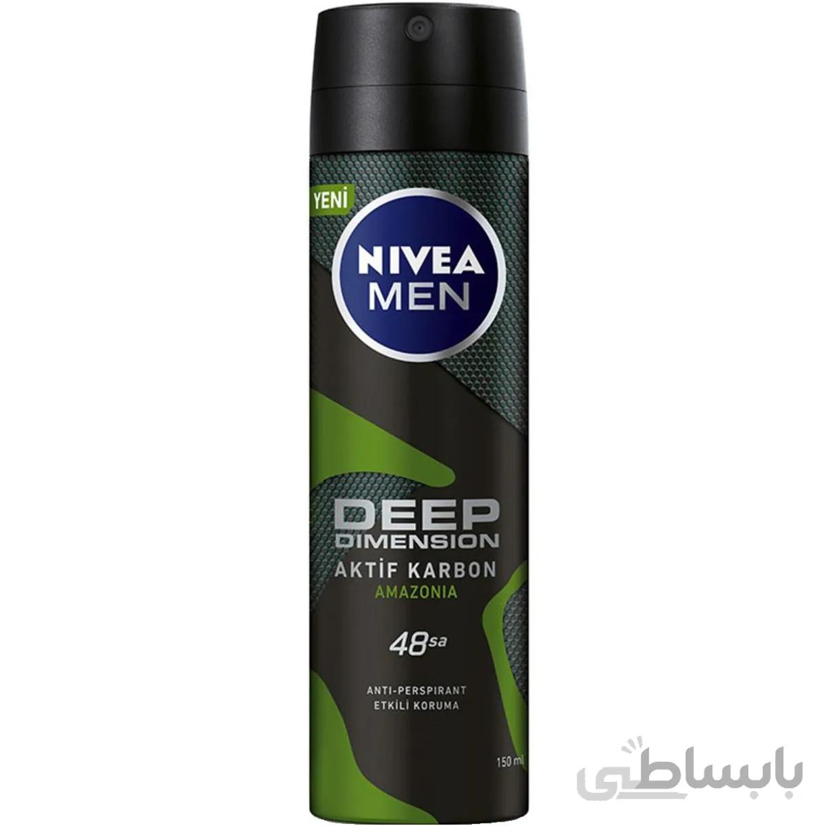 اسپری ضد تعریق مردانه نیوآ سری deep مدل Amazonia حجم 150 میلی لیتر