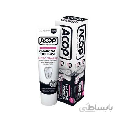 خمیر دندان زغالی آکوپ 90 گرم ا Acop Toothpaste