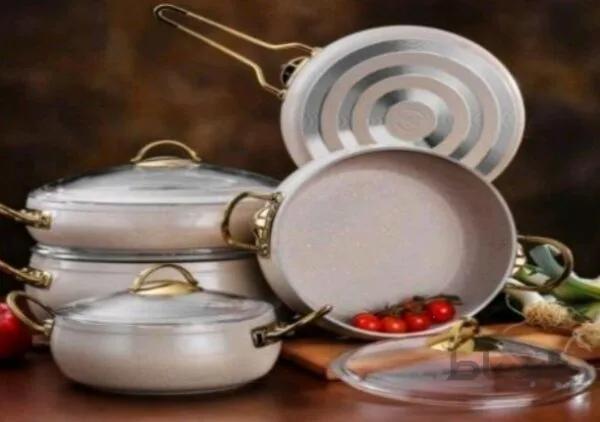 سرویس قابلمه ۱۰پارچه فورج گرانیتی انتیک pmt