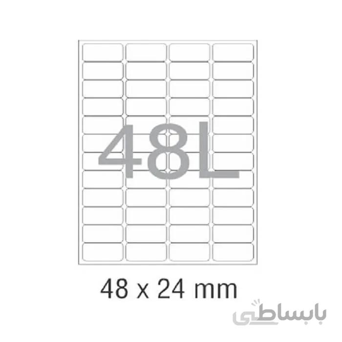 کاغذ پشت چسب دار A4 برش خورده نواجت مدل 48L