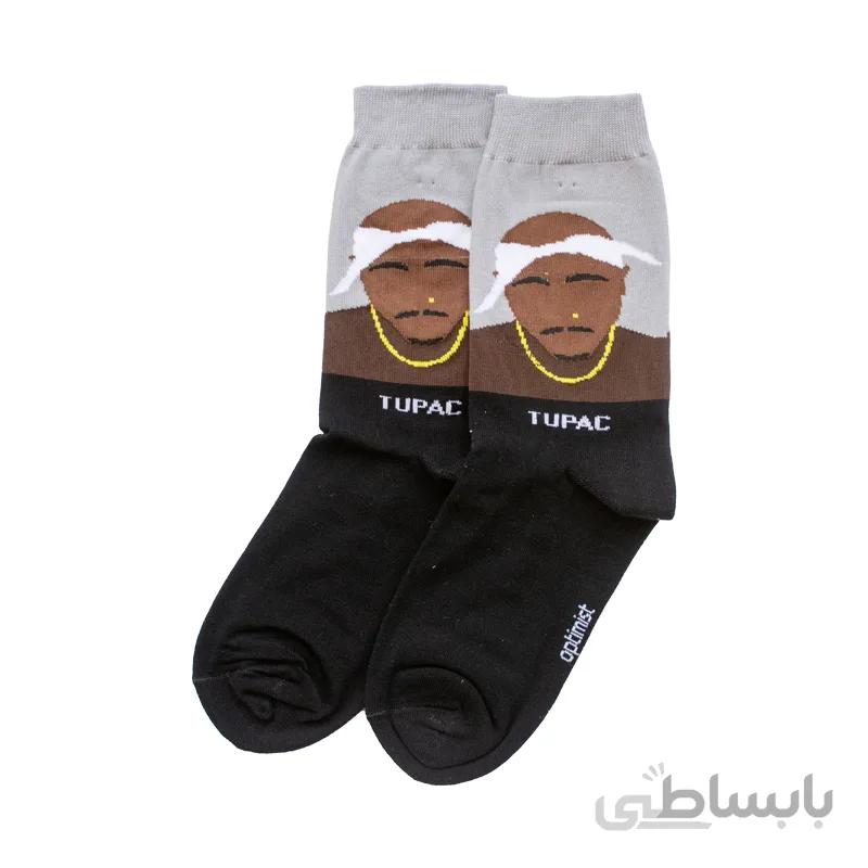 جوراب ساقدار طرح توپاک آپتیمیست
