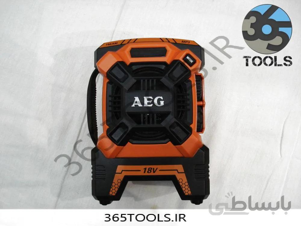 رادیو شارژی AEG مدل BR18C-0 ا AEG cordless radio model BR18C-0