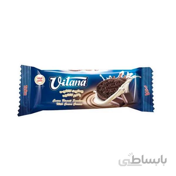 بیسکویت کرمدار شکلاتی تیویکا 85 گرمی ویتانا