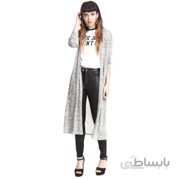 مانتو بافت جلوباز زنانه(H&M)